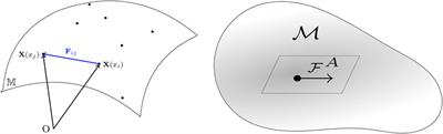 Covariant description of the colloidal dynamics on curved manifolds